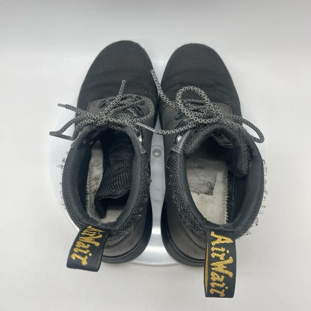 Dr. Martens Rakim Boots Mens 10 Black Utility Combat Chukka Lace Up Work Shoes‎